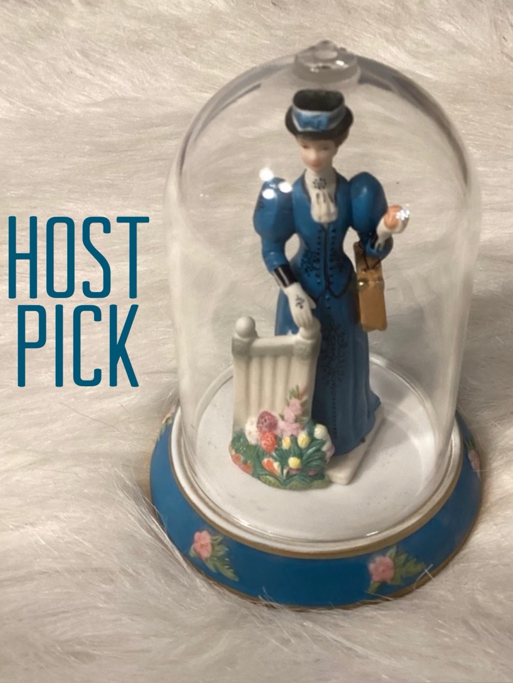 Avon Miniature Mrs. Albee w/Dome - Picture 1 of 8